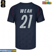 Vereinigte Staaten Timothy Weah #21 Auswärtstrikot EM 2024 Kurzarm